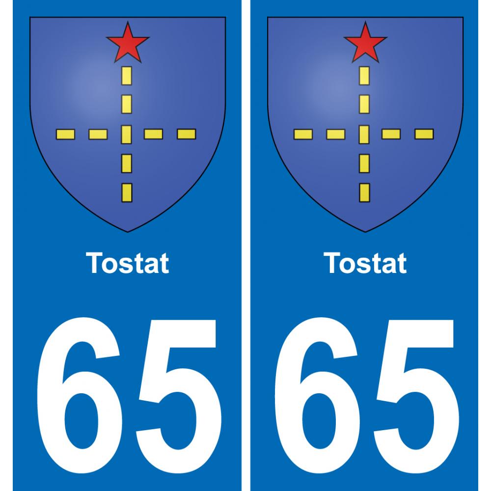 65 Tostat-aufkleber plakette ez stadt
