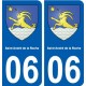 06 Saint-André-de-la-Roche ville sticker autocollant plaque
