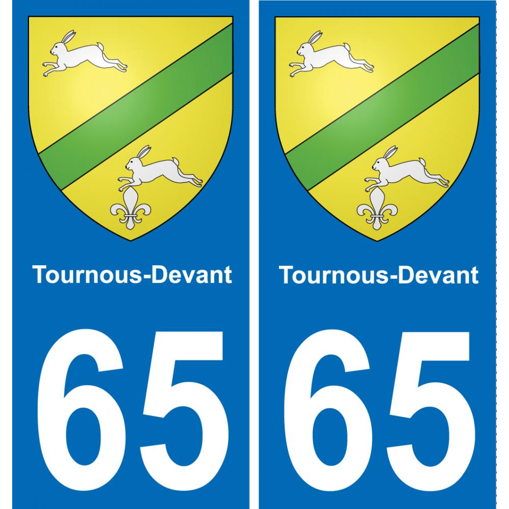 65 Tournous-Devant-aufkleber plakette ez stadt
