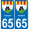 65 Tuzaguet-aufkleber plakette ez stadt