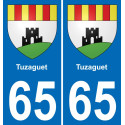 65 Tuzaguet-aufkleber plakette ez stadt