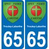 65 Trouley-Labarthe-aufkleber plakette ez stadt