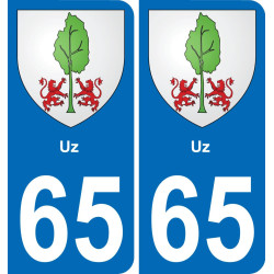 65 Uz adesivo piastra di registrazione city