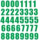 Set 40x Autocollant Sticker Porte Voiture Moto Numero Nombre Chiffre logo 233