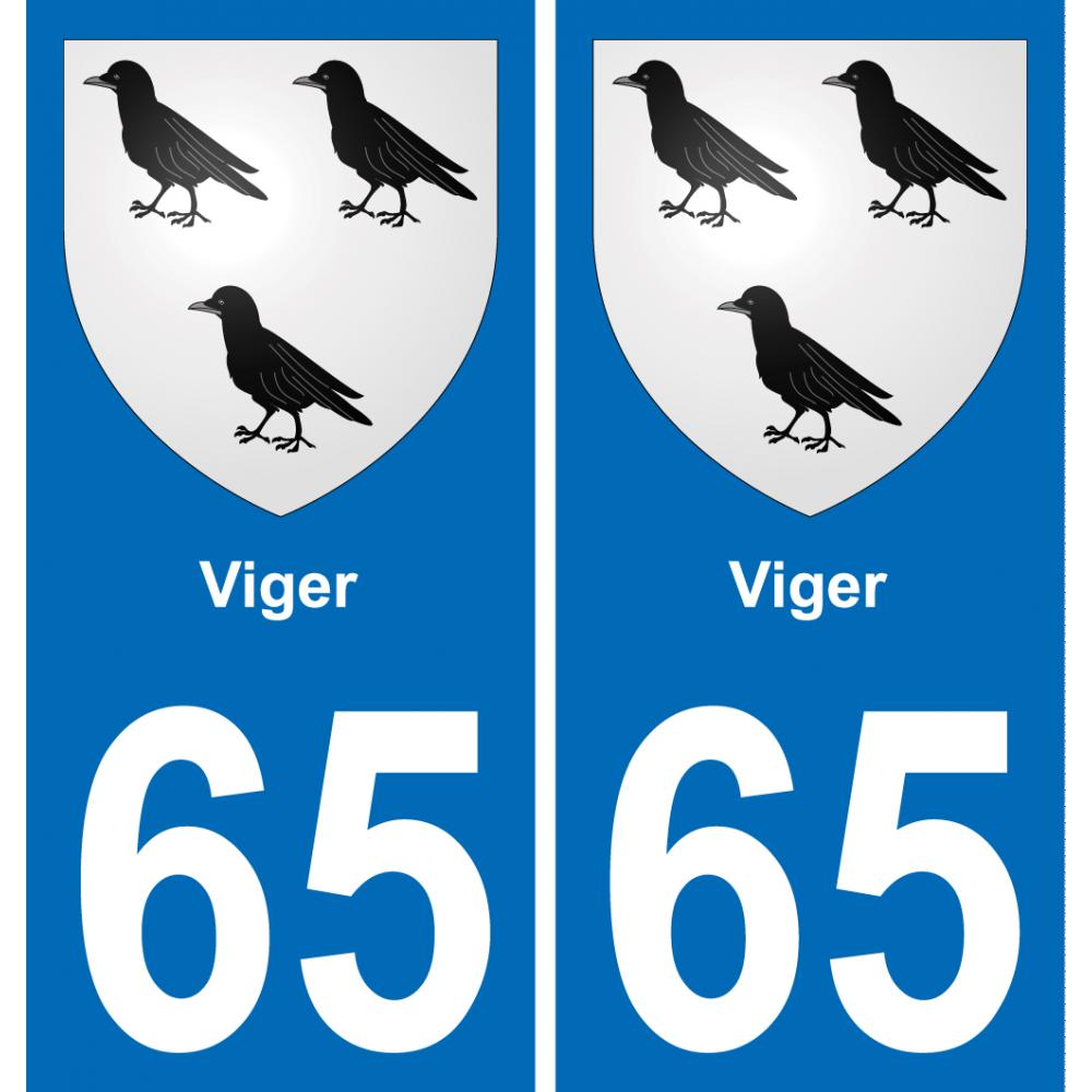 65 Viger-aufkleber plakette ez stadt