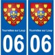 06 Tourrettes-sur-Loup city sticker sticker plate