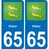 65 Visker adesivo piastra di registrazione city