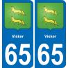 65 Visker-aufkleber plakette ez stadt
