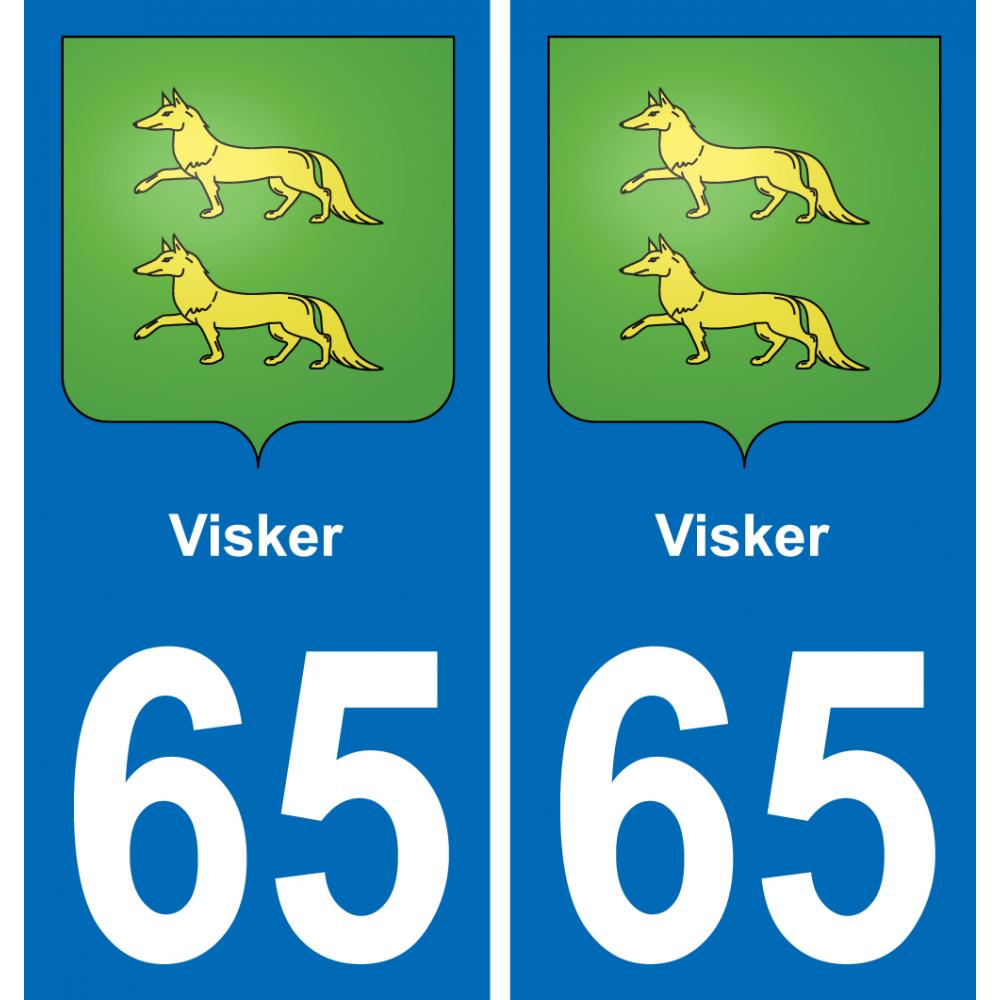 65 Visker adesivo piastra di registrazione city