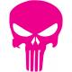 punisher tête de mort pour casque 6851 autocollant adhésif sticker