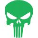 punisher tête de mort pour casque 6851 autocollant adhésif sticker