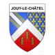 Jouy-le-Châtel 77 ville sticker blason écusson autocollant adhésif
