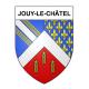 Jouy-le-Châtel Sticker wappen, gelsenkirchen, augsburg, klebender aufkleber