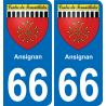 66 Ansignan adesivo piastra di registrazione city