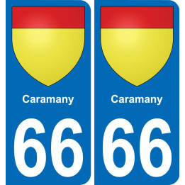 66 Caramany-aufkleber plakette ez stadt