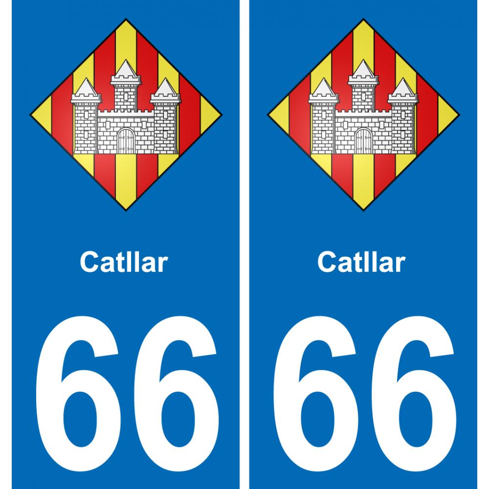 64 Pau autocollant sticker plaque immatriculation auto ville