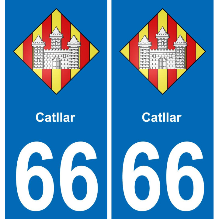 66 Catllar-aufkleber plakette ez stadt