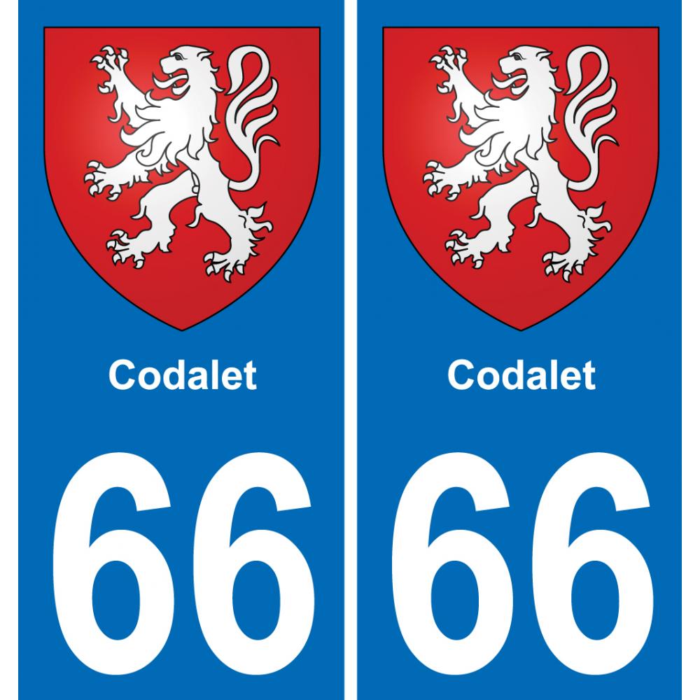 66 Codalet adesivo piastra di registrazione city