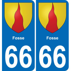 66 Fosse sticker plate registration city