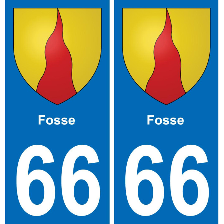 66 Fosse-aufkleber plakette ez stadt