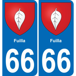 66 Fuilla-aufkleber plakette ez stadt