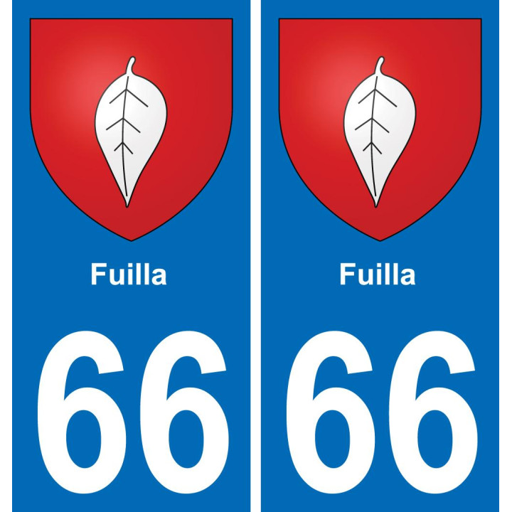 66 Fuilla-aufkleber plakette ez stadt