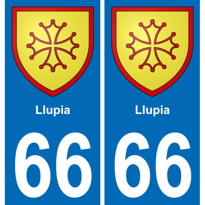 66 Llupia-aufkleber plakette ez stadt
