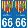 66 Los Masos-aufkleber plakette ez stadt