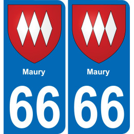 66 Maury-aufkleber plakette ez stadt