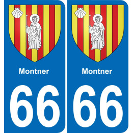66 Montner sticker plate registration city