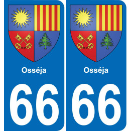 66 Osséja-aufkleber plakette ez stadt