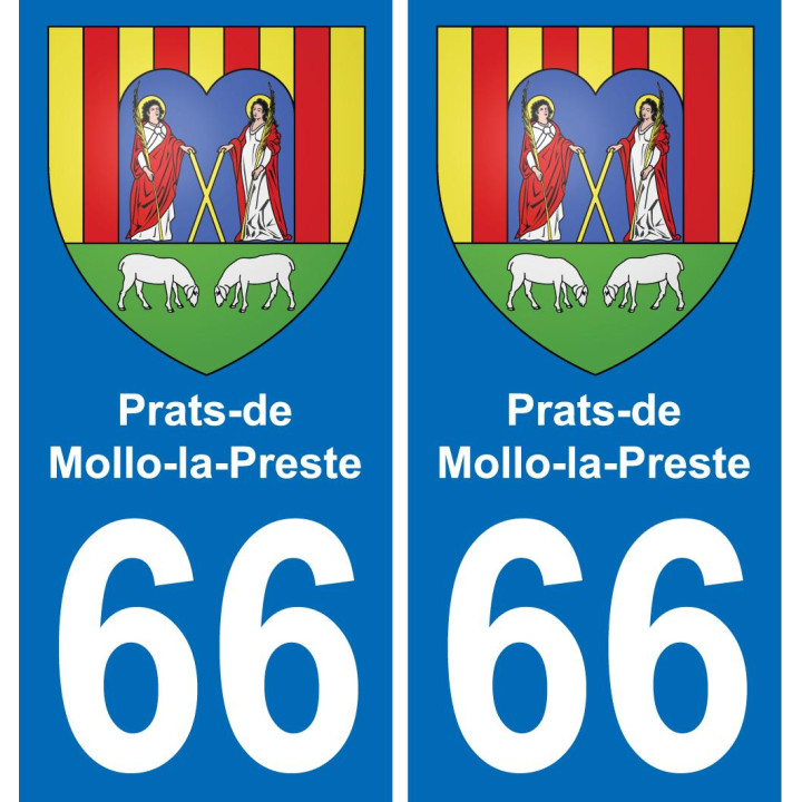 66 Prats-de-Mollo-la-Preste-aufkleber plakette ez stadt