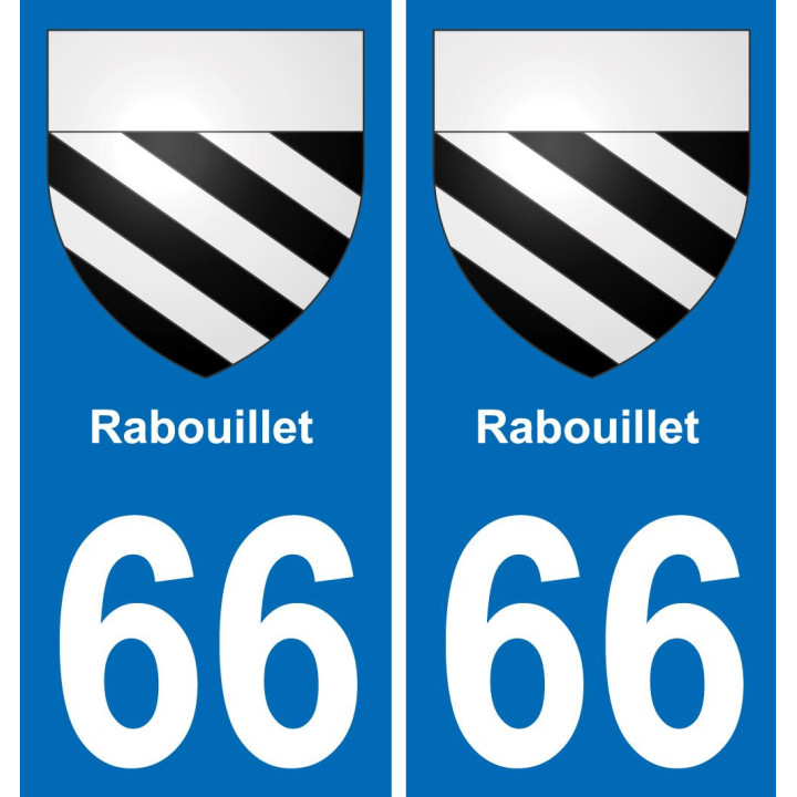 66 Rabouillet-aufkleber plakette ez stadt