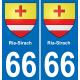 64 Pau autocollant sticker plaque immatriculation auto ville