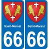 64 Pau autocollant sticker plaque immatriculation auto ville