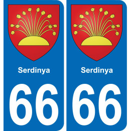 66 Serdinya-aufkleber plakette ez stadt