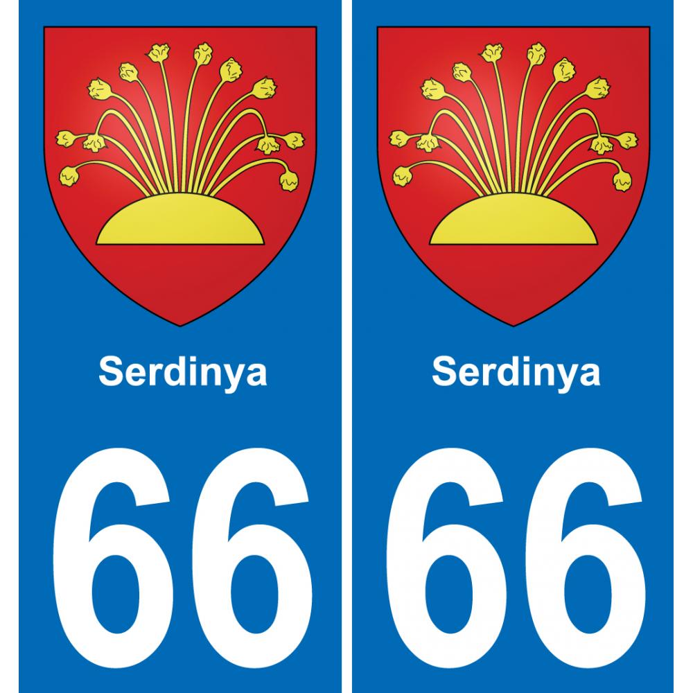 66 Serdinya sticker plate registration city