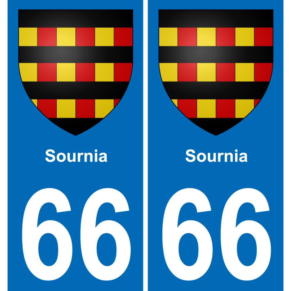 64 Pau autocollant sticker plaque immatriculation auto ville