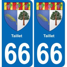 66 Taillet-aufkleber plakette ez stadt