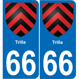 66 Trilla-aufkleber plakette ez stadt