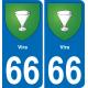 66 Vira sticker plate registration city