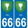 66 Vira sticker plate registration city