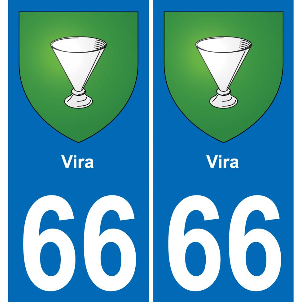 66 Vira-aufkleber plakette ez stadt