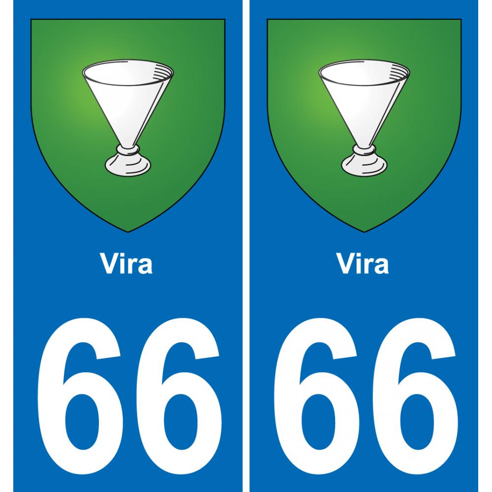 66 Vira sticker plate registration city