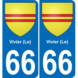 66 Vivier (Le)-aufkleber plakette ez stadt