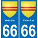 66 Vivier (Le)-aufkleber plakette ez stadt
