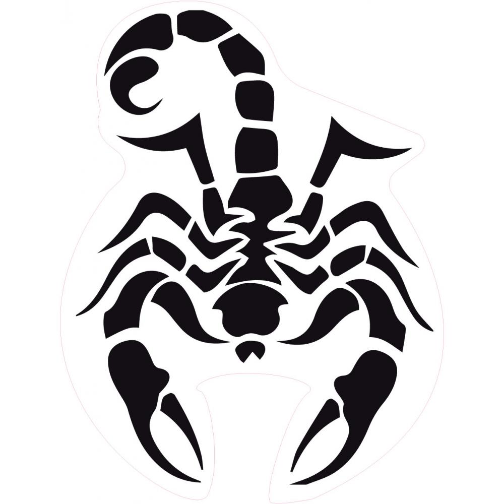 Scorpion autocollant sticker adhésif 