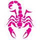 Scorpion autocollant sticker adhésif 