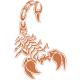 Scorpion autocollant sticker adhésif logo 2