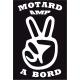 Autocollant AMP Motard à Bord sticker
